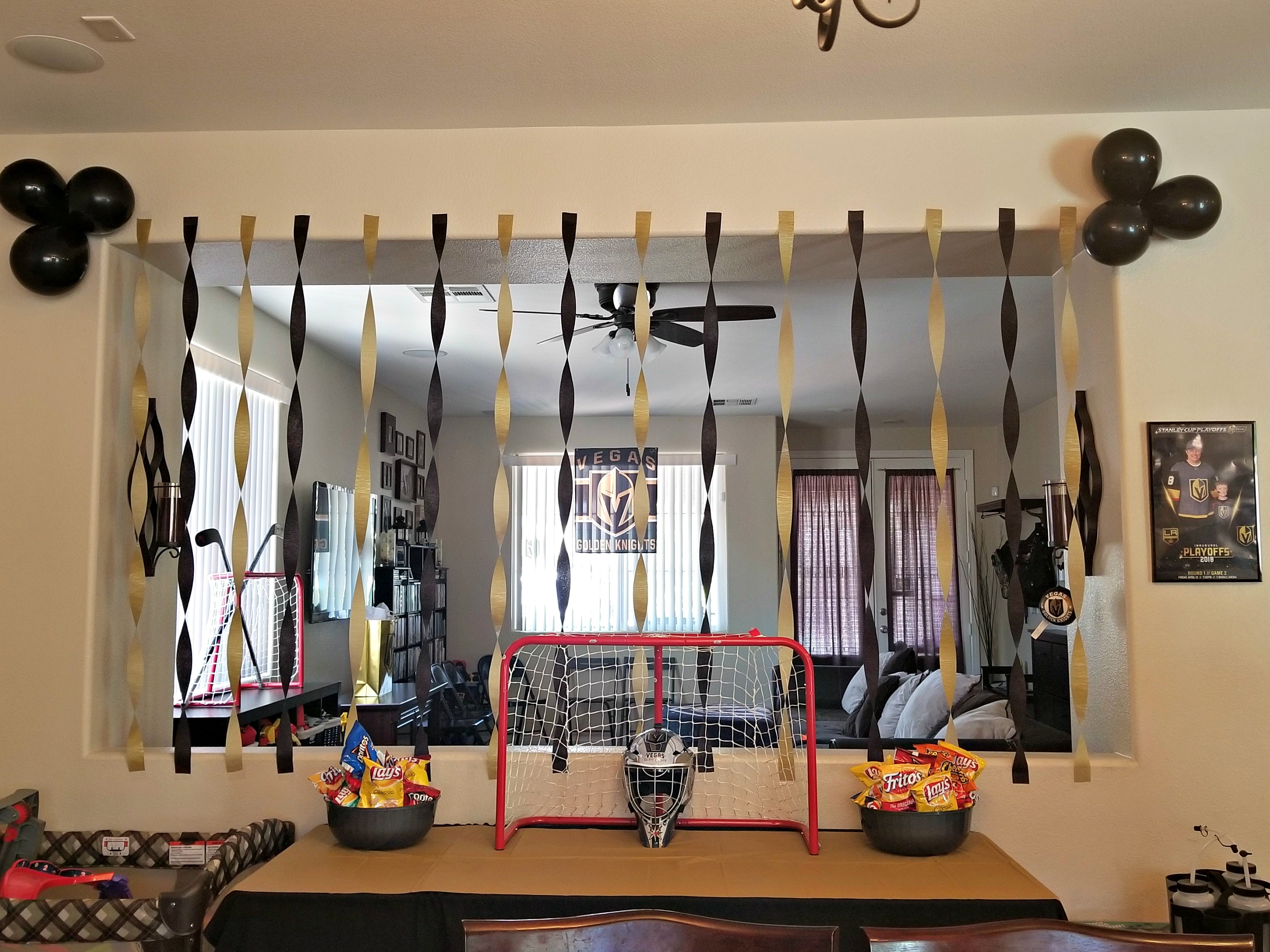 DIY Vegas Golden Knights Party