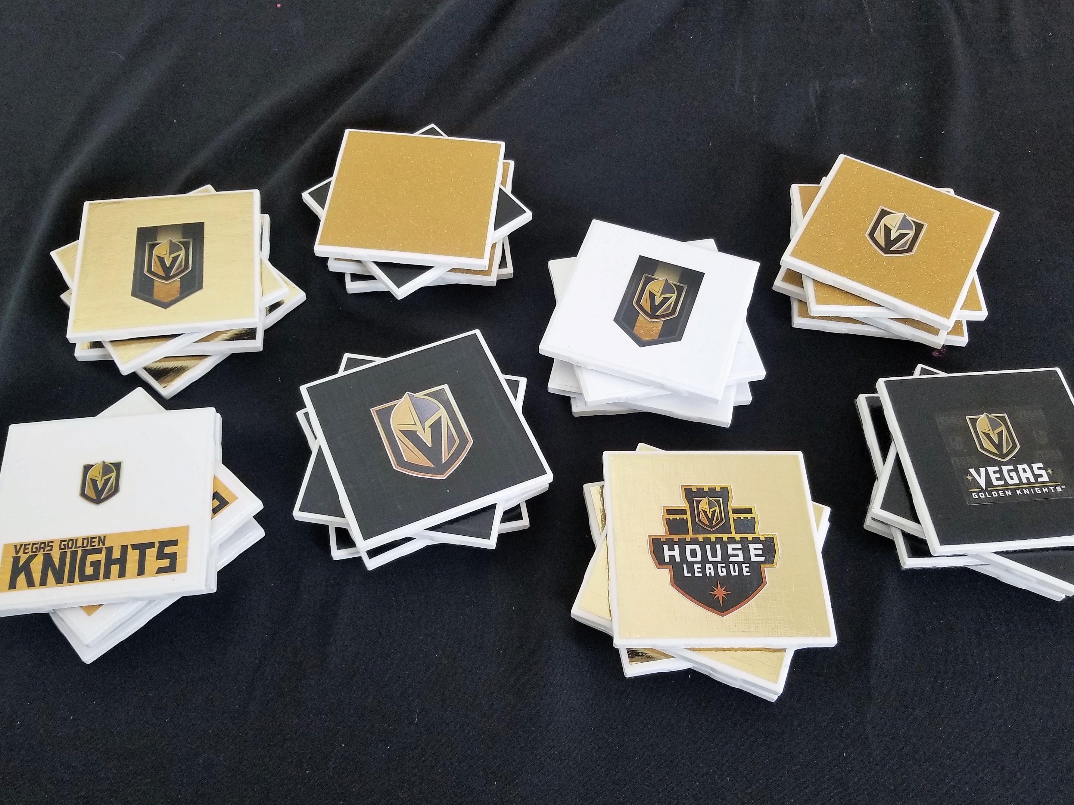 DIY Vegas Golden Knights Coasters