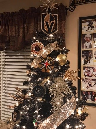 Vegas Golden Knights Christmas Tree