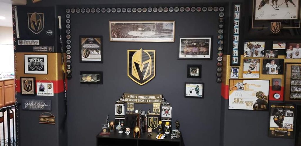 Las Vegas LV Golden Knights Set of 6 Removable Wall Decal Stickers